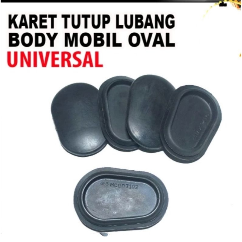 KARET TUTUP LOBANG BODY MOBIL OVAL