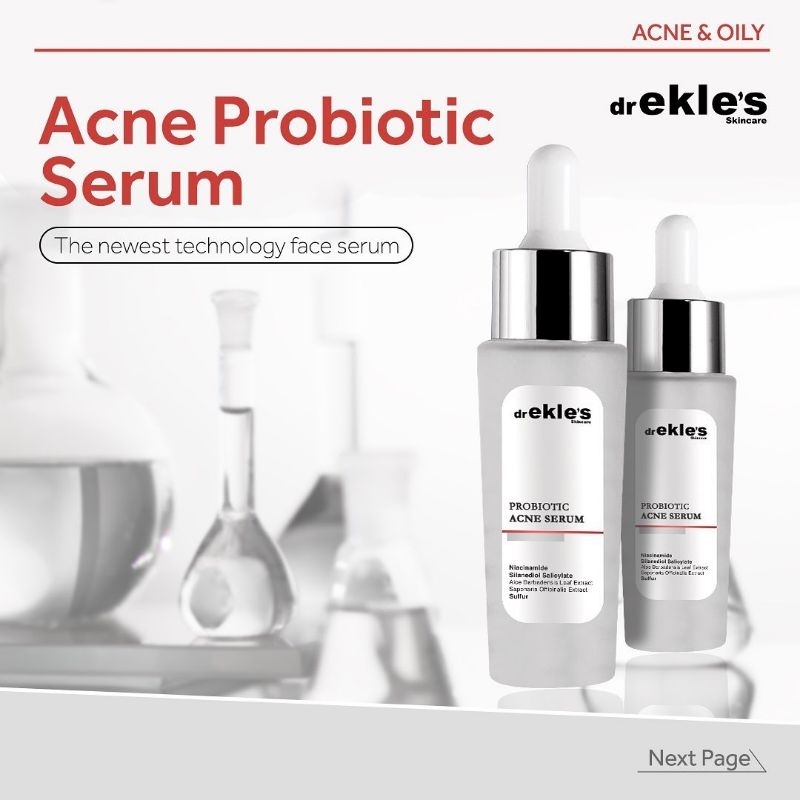 Dr EKLES SKINCARE Probiotic Acne Serum | Envygreen skincare