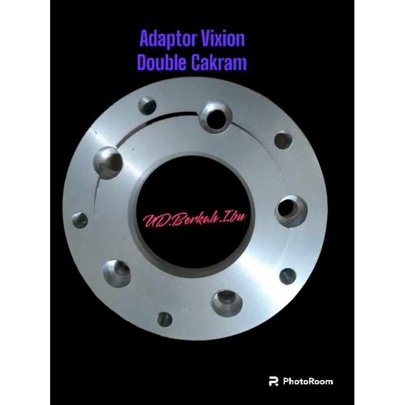 adaptor cakram depan vixion/byson double cakram