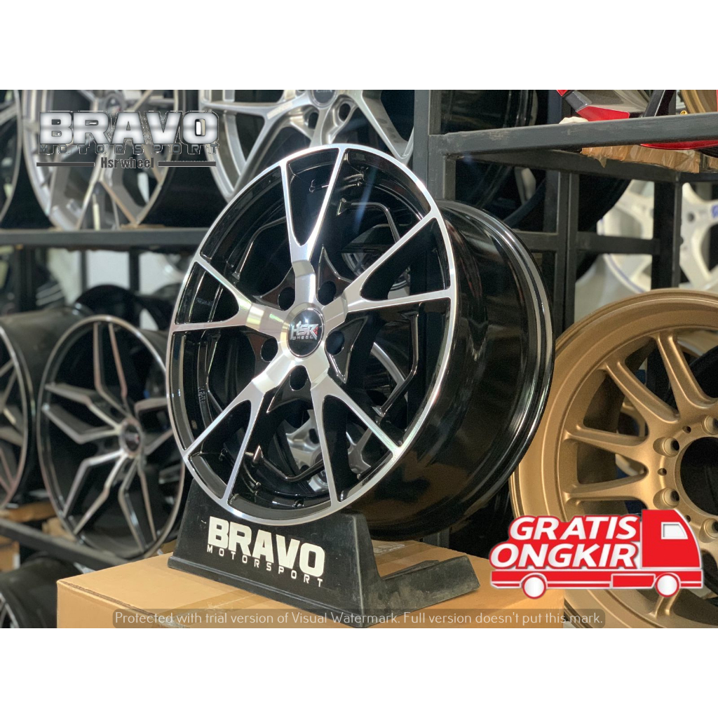 VELG RACING MOBIL BRV XL7 ERTIGA LIVINA RING 17 HSR EXIMIUS R17 PCD 5X114,3