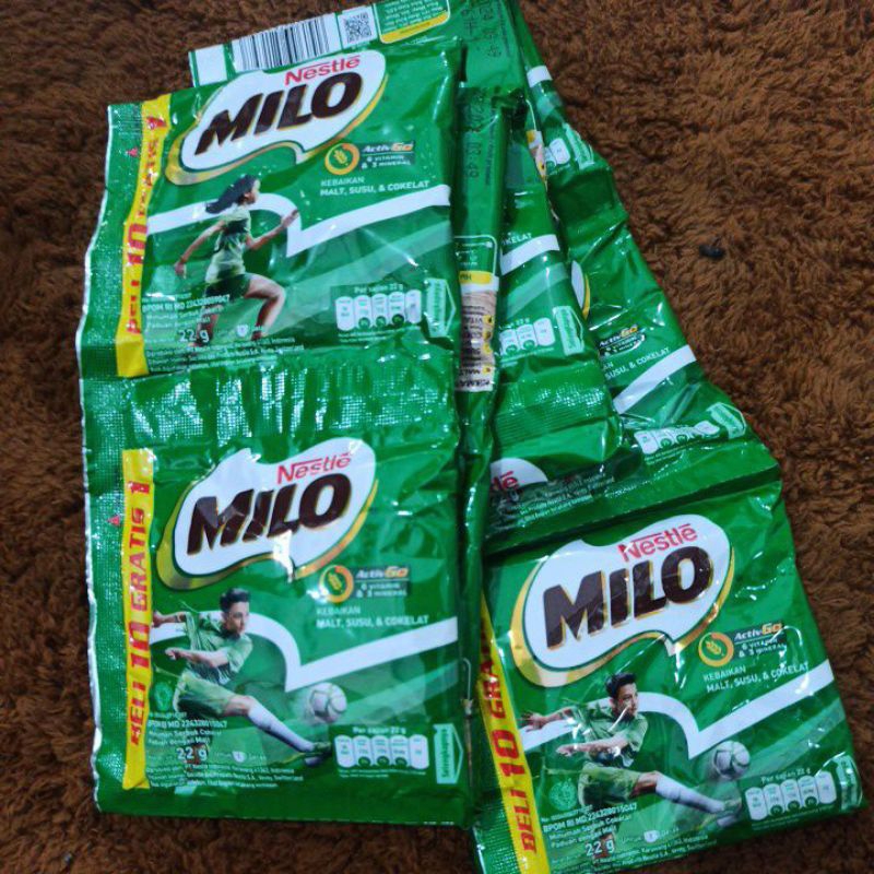 

SUSU MILO SACHET MILO RENCENG 22g SUSU COKLAT