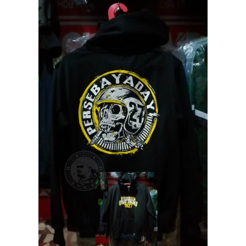 Tulungagungans // Hoodie // Zipper // Full Face // Hitam // Persebaya Day