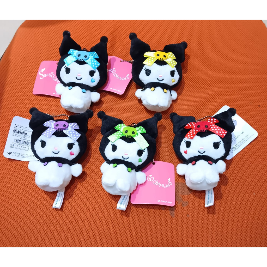 Gantungan Kunci/Keychain Original KUROMI Cinnamoroll Plush By Sanrio