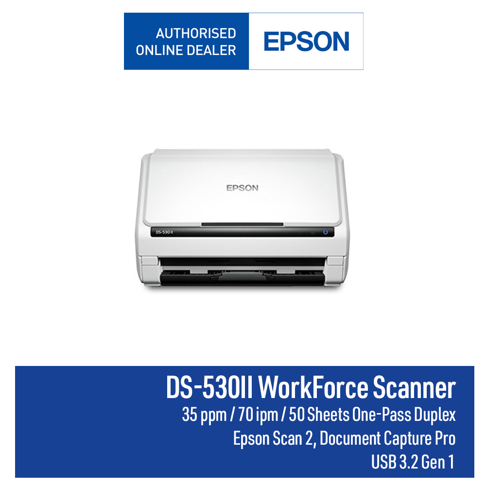 EPSON SCANNER DS530-II DS530ii DS530 II F4 COLOR DUPLEX