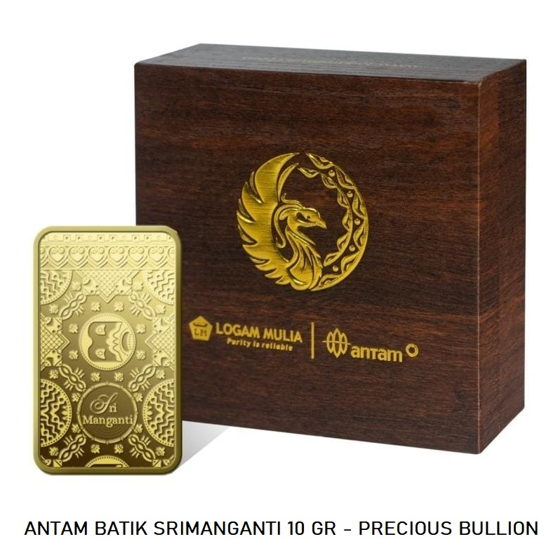 Logam Mulia Antam Batik Seri 3 - Srimanganti 10 gram (24K)