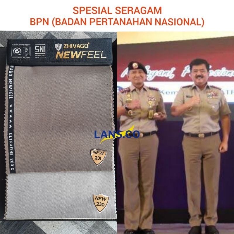 Seragam BPN Badan Pertanahan Nasional Pakaian Dinas BPN