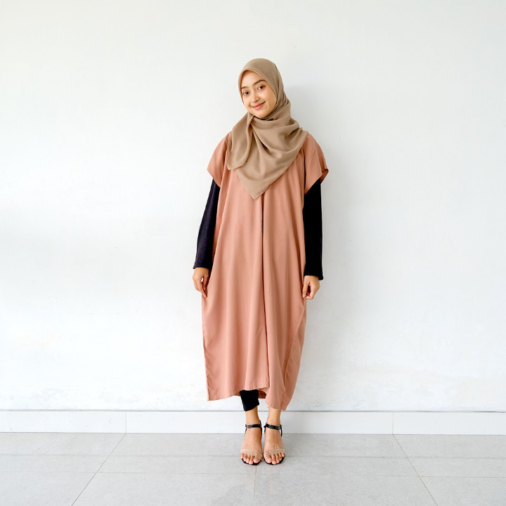 Fashion Wanita/Baju atasan wanita /Outer  wanita/Outer polos oversize bahan adem nyaman termurah / O