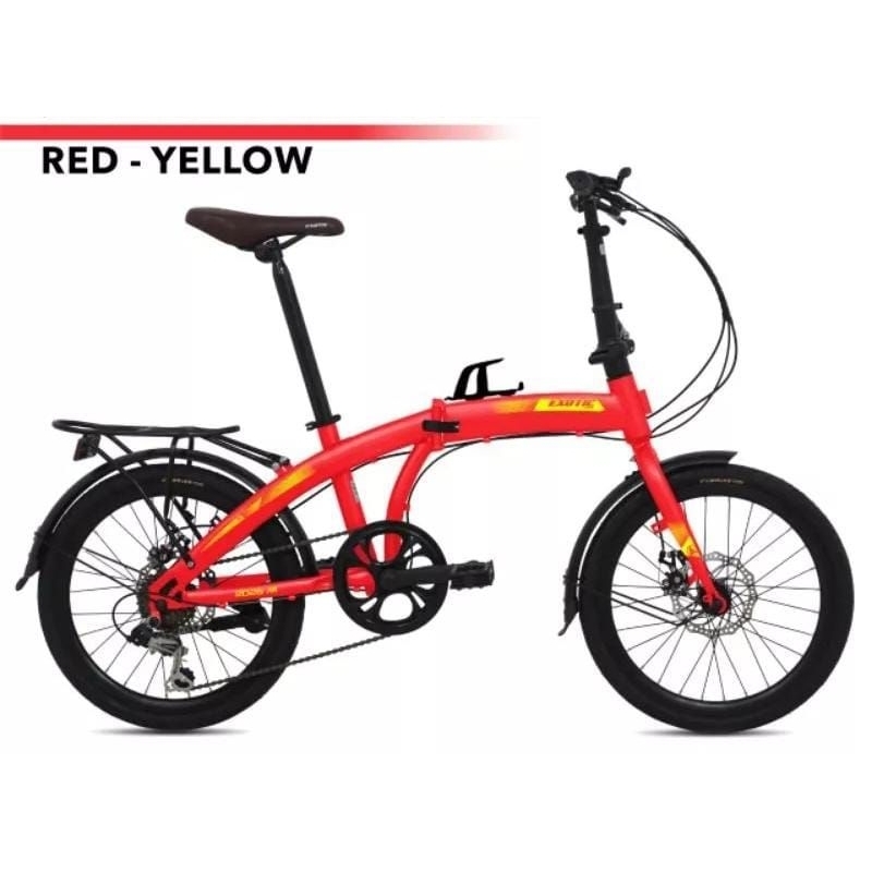 Sepeda Lipat 20 inch Exotic 2026 AR RX Explore 3 Rem Cakram