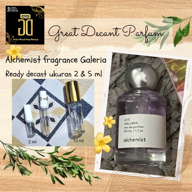 Alchemist Galleria Parfum Decant