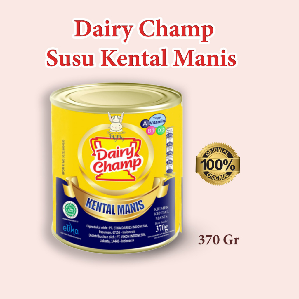

Dairy champ susu kental manis 370 GR