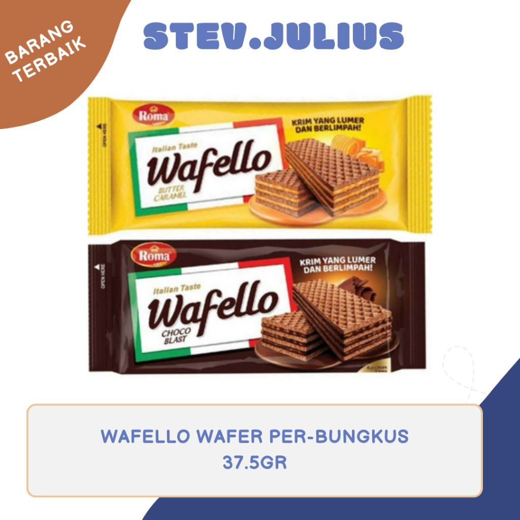 

WAFELLO WAFER PER-BUNGKUS VARIAN RASA 37,5GR