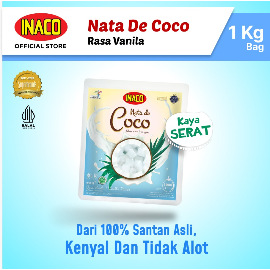 

INACO Nata De Coco Vanilla Pouch 1kg