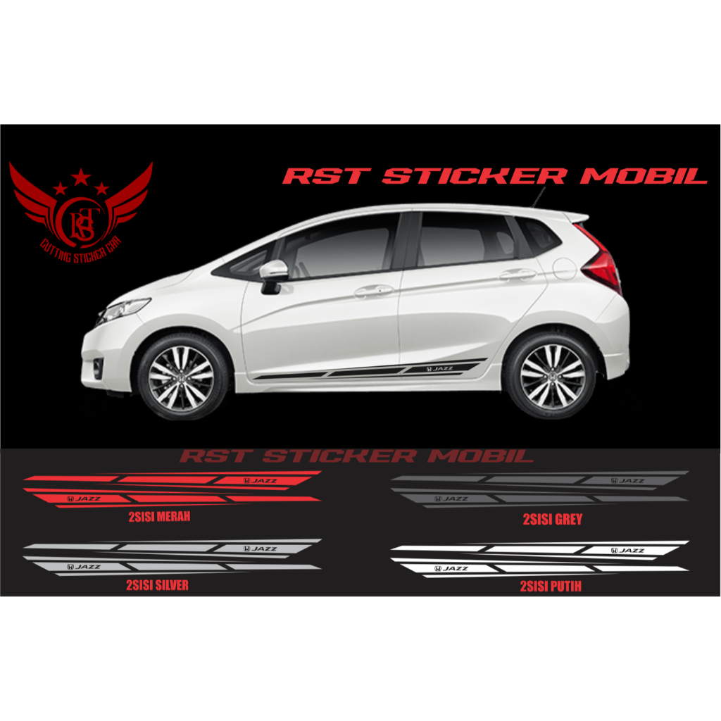 cutting sticker mobil jazz cutting sticker list bodi samping mobil honda jazz terbaru