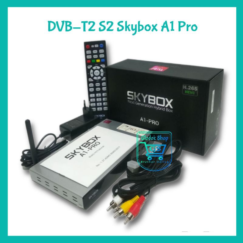 RECEIVER PARABOLA SKYBOX A-1 PRO COMBO AVS PLUS H264 H265 HEVC DVB-T2 SKYBOX A1 PRO COMBO DVB-S2 SKY