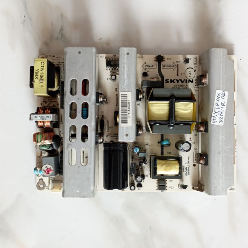 PSU POWER SUPPLY REGURATOR MESIN TV POLYTRON PLM32MII/PLM 32M11 PSU POLYTRON 32