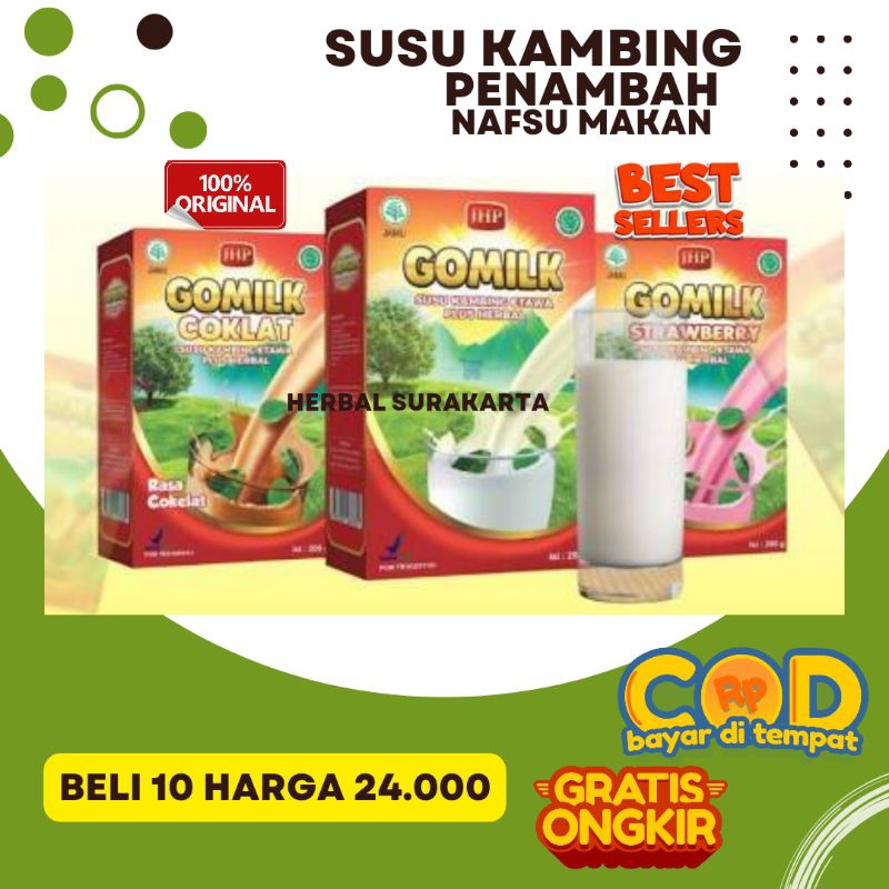 

(Bisa COD/Paylater) Susu Kambing Gomilk