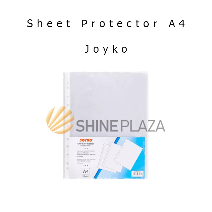 

Sheet Protector A4 Joyko - Plastik PP Pocket A4 Joyko SHP-201