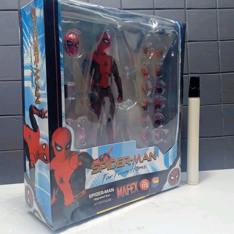 mainan mafex act figure spiderman far from homeMafex 113
recast mafex