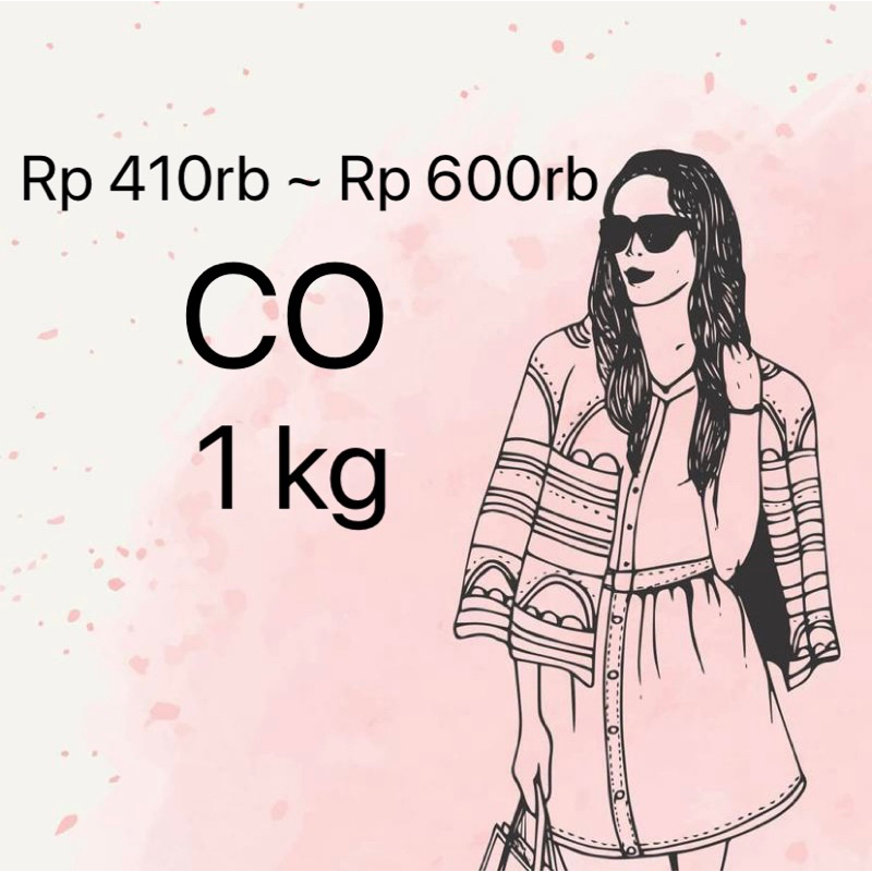 Link CO 1 kg Rp 410.000 ~ Rp 600.000