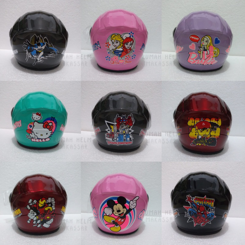 Helm Anak SNI GT-Zone Karakter (2-5 tahun)