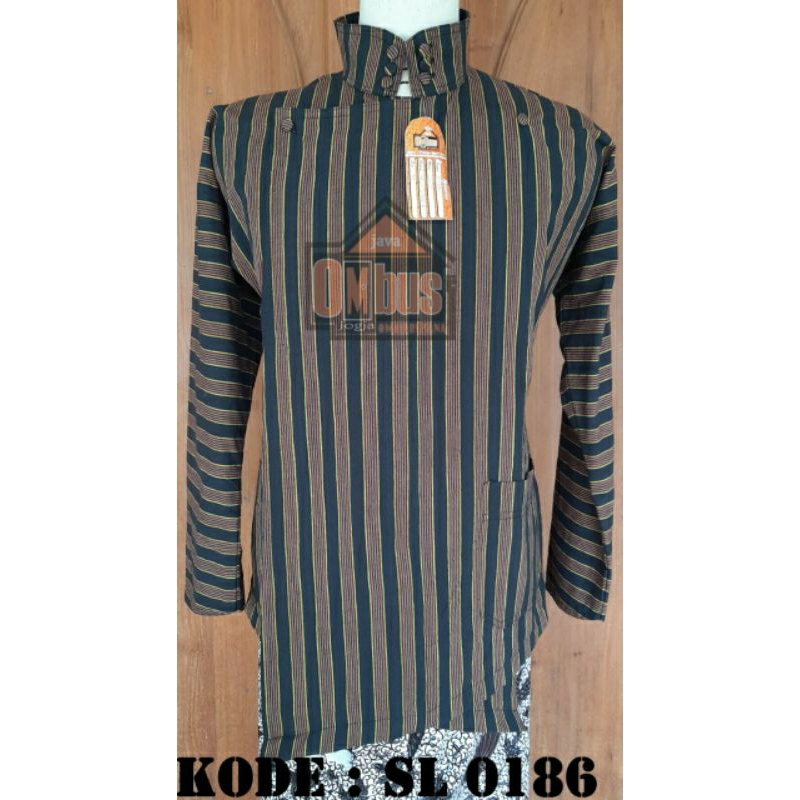 Surjan Lurik Busana Jawa SL 0186 Tenun Alusan | Java Ombus