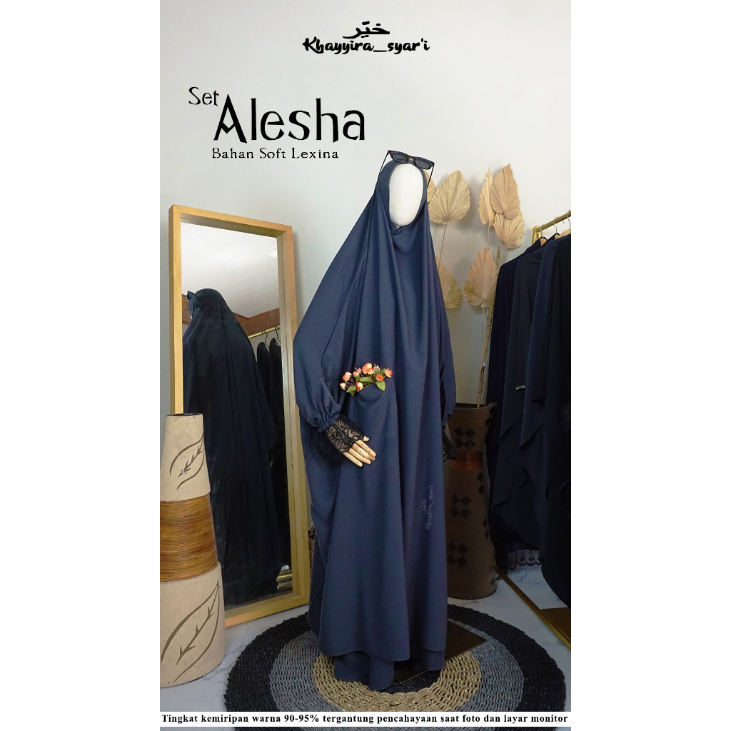 Set Alesha - SET GAMIS & FK PREMIUM - (FK + Gamis)