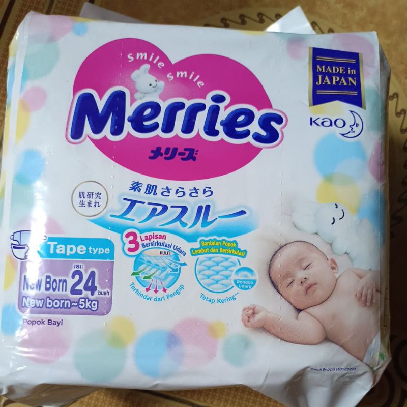 pampers merries new born