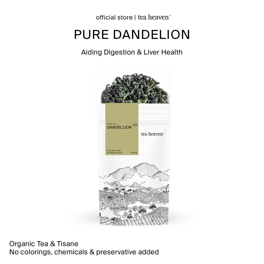 

Dandelion Leaf Tea Organic Teh Daun Dandellion Wild Premium Tisane