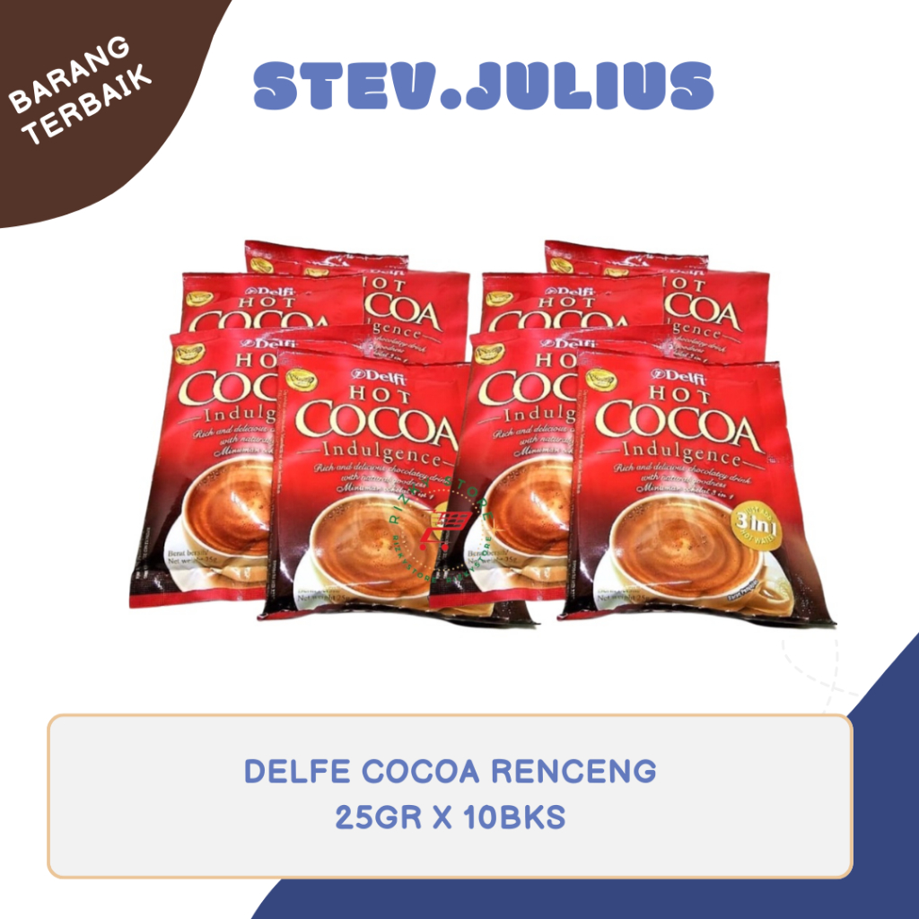 

delfi hot cocoa renceng 10bks x 25gr