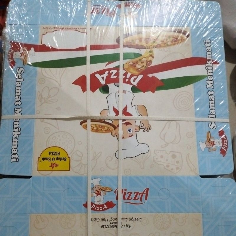 

dus Pizza 22x22x5 per 10 lembar