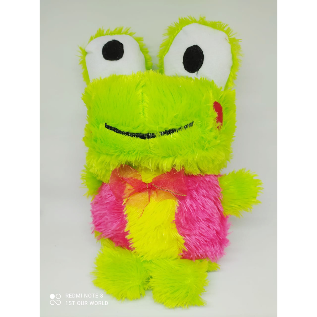 BONEKA KEROPPI RASFUR LEMBUT / MAINAN BONEKA ANAK KATAK DACRON / COD READY MAKASSAR
