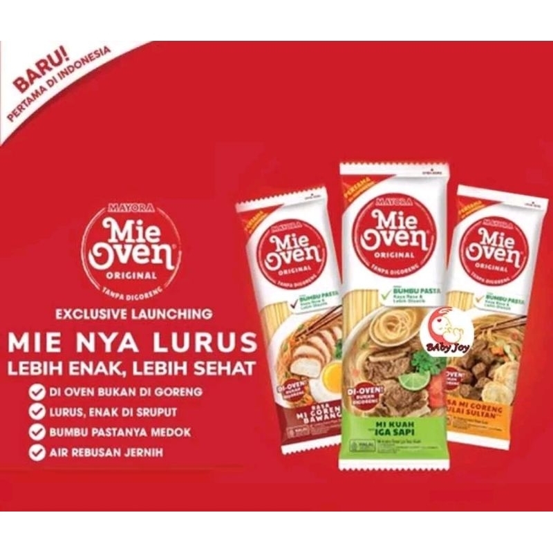 

[Paket isi 4pc] MAYORA MIE OVEN Original tanpa di goreng