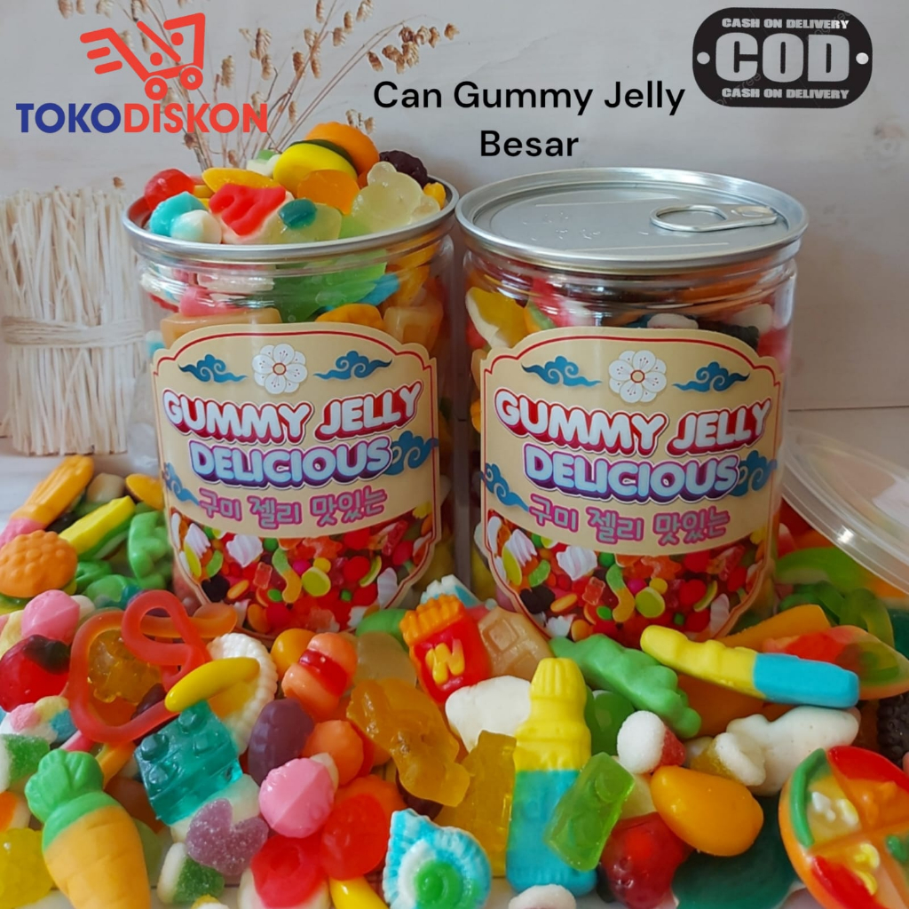 

CAN BESAR Gummy Jelly Fancy Viral Korean Jelly Aneka Rasa Mix Kualitas Premium