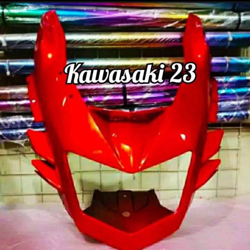 Batok barong lampu depan ninja RR New Orange Oren Original Kawasaki