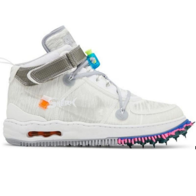 Off White x Air Force 1 Mid "White" 100% Authentic