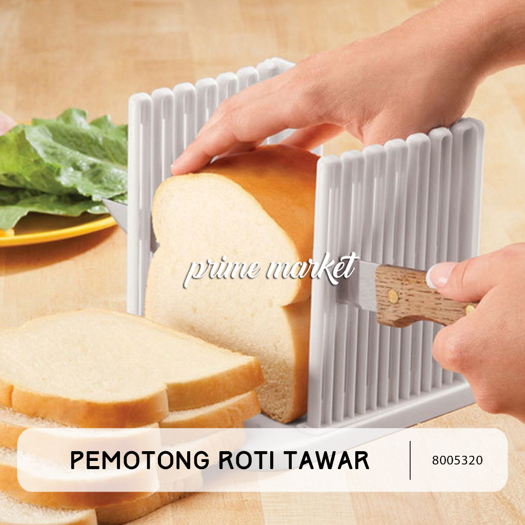 Pemotong Roti Tawar Manual Bread Slicer Pemotong Roti Panggang (8005320)