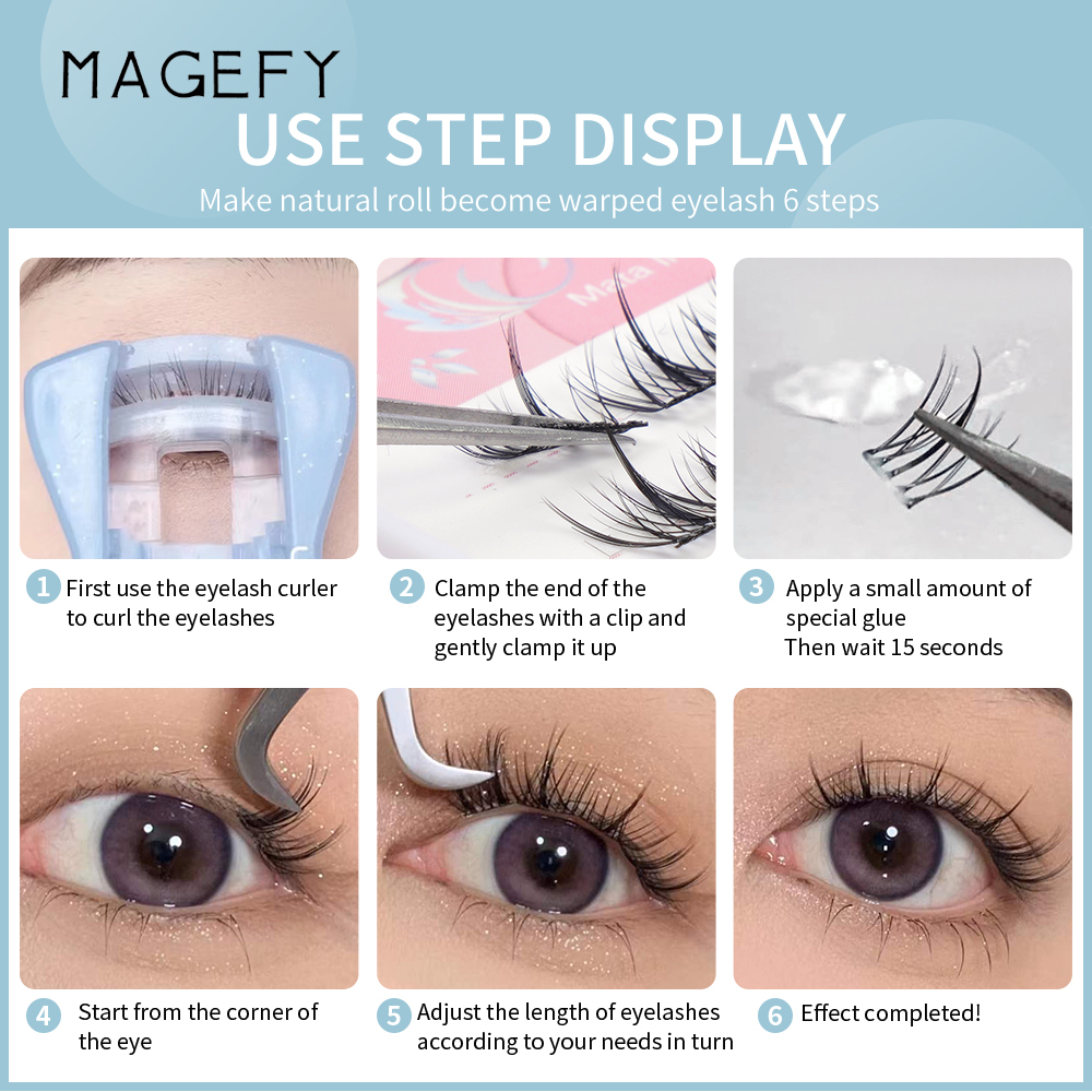 MAGFEY Bulu Mata Palsu Tanam Fake Eyelash Extension Setan Kecil Super 80007