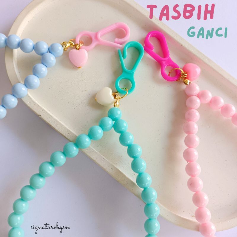 Tasbih 33 butir - Tasbih Pastel - Tasbih cantik - souvenir tasbih - souvenir haji umroh