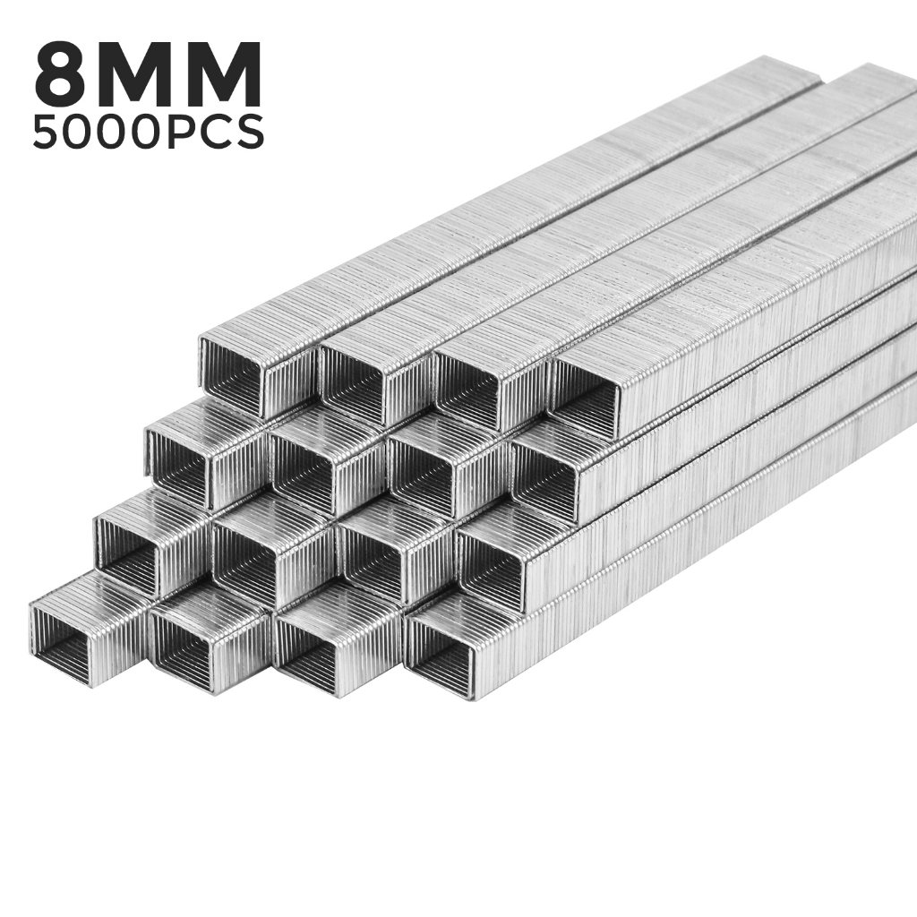 

Staples Tembak Ukuran 13/8 13/6mm 5000 Pcs Gun Tacker Stapler Jok Staples dan Isi Stapler