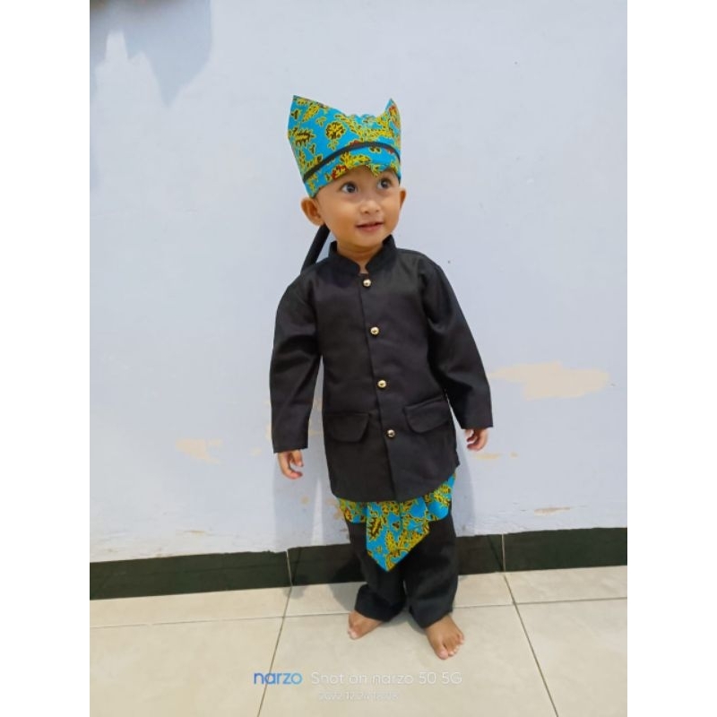 BAJU ADAT/BAJU PANGSI SD, SERAGAM ADAT ANAK SD KHAS BANYUWANGI