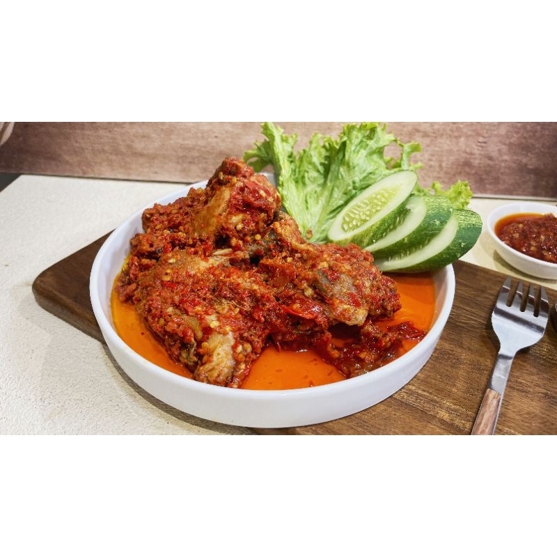 

Ayam balado padang / lauk siap saji Potong 4