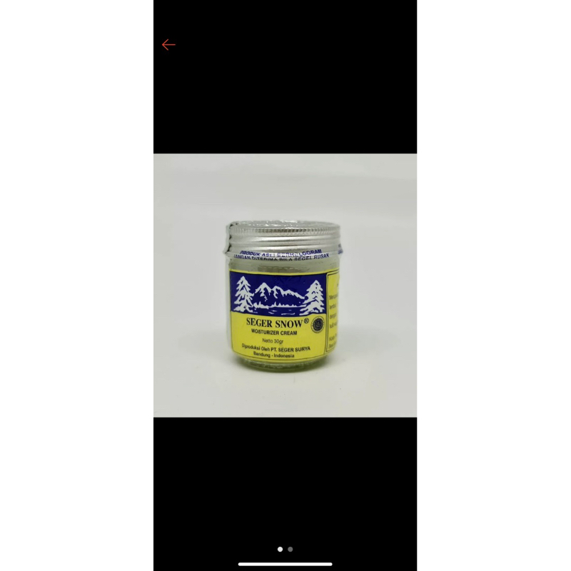 seger snow botol kaca
