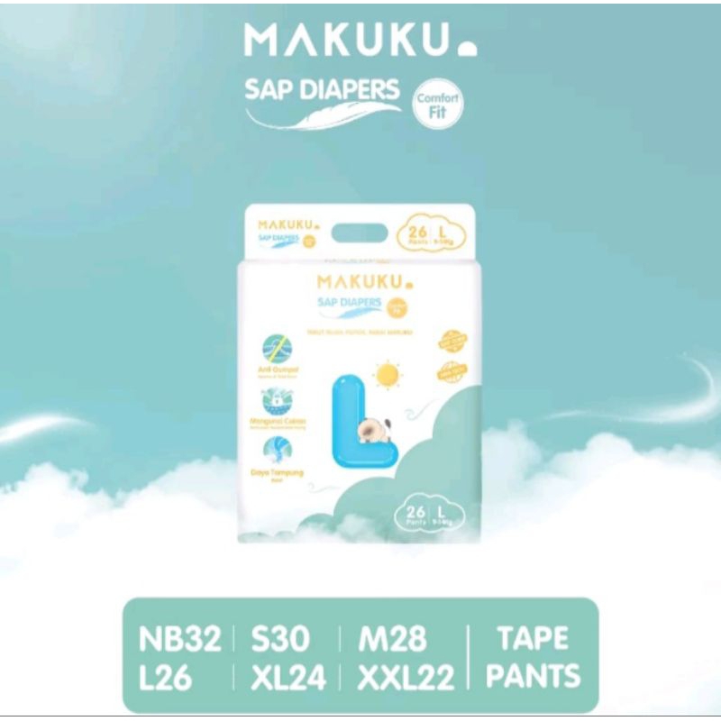 makuku L diapers