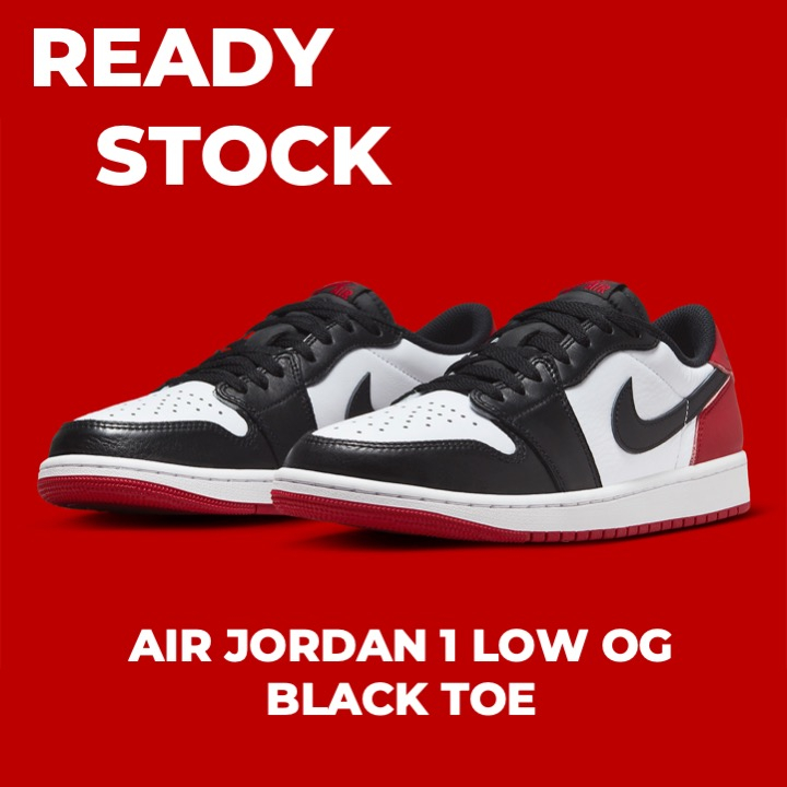 Sneakers Nike Air Jordan 1 Low OG Black Toe