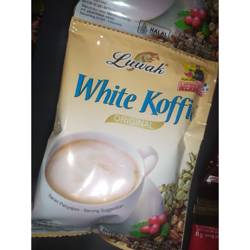 

Kopi Luwak White Koffie Renceng isi 10 sachets