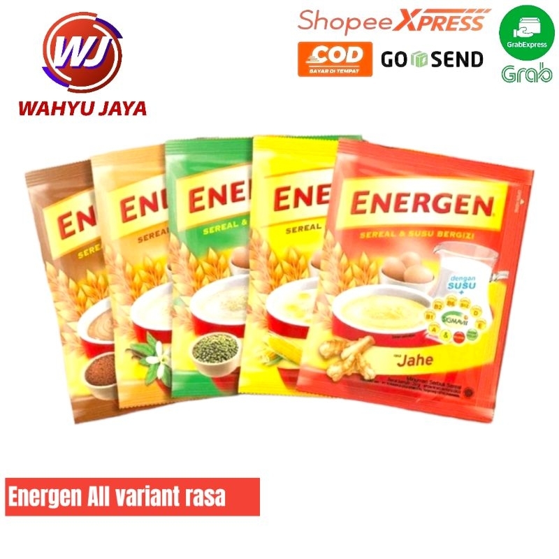 

Energen sereal sachet isi 10pcs Variant rasa 30gram