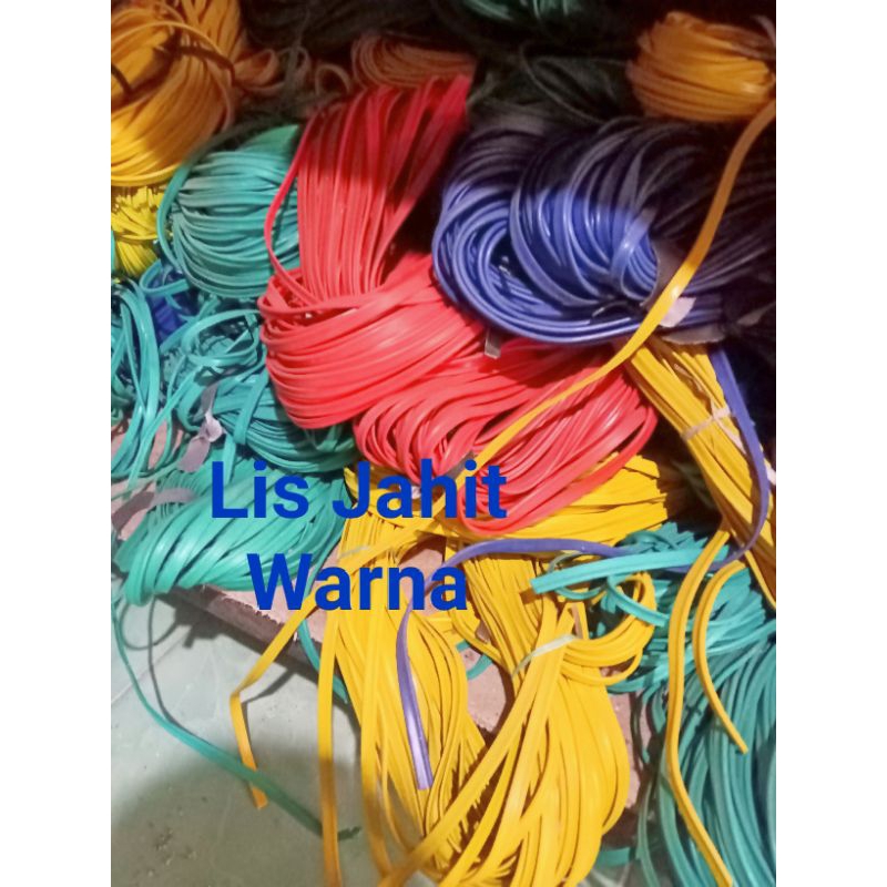 Lis Jahit jok motor mobil kursi /lis pinggiran warna warni
