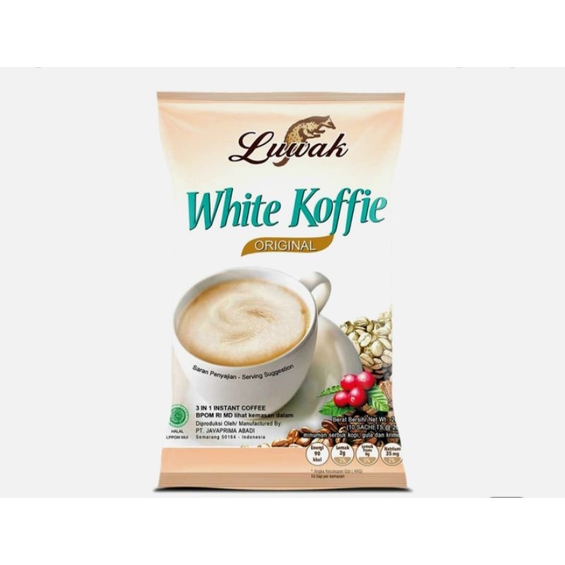

Luwak White Koffie Original 10 x 20gr