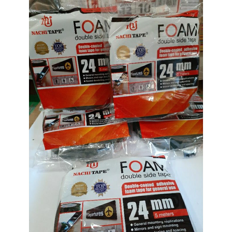 

ISOLASI DOUBLE TAPE FOAM NACHI 24MM × 5M