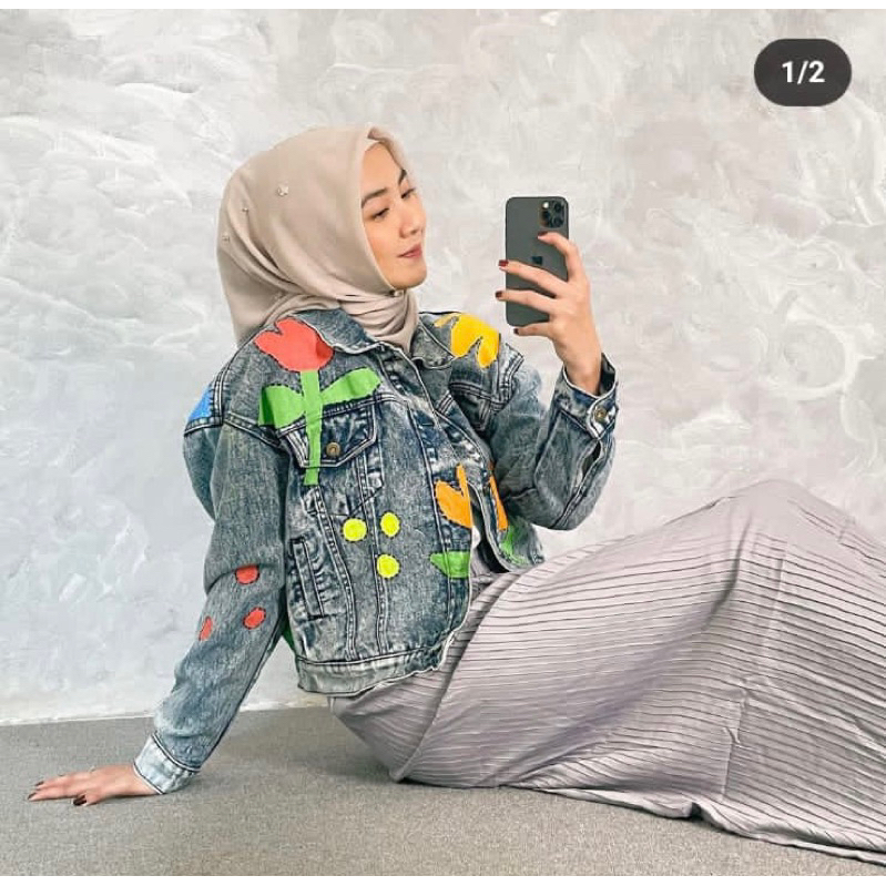 Jacket Denim Printing Original by DFR.CLOTH SERA STUDIO